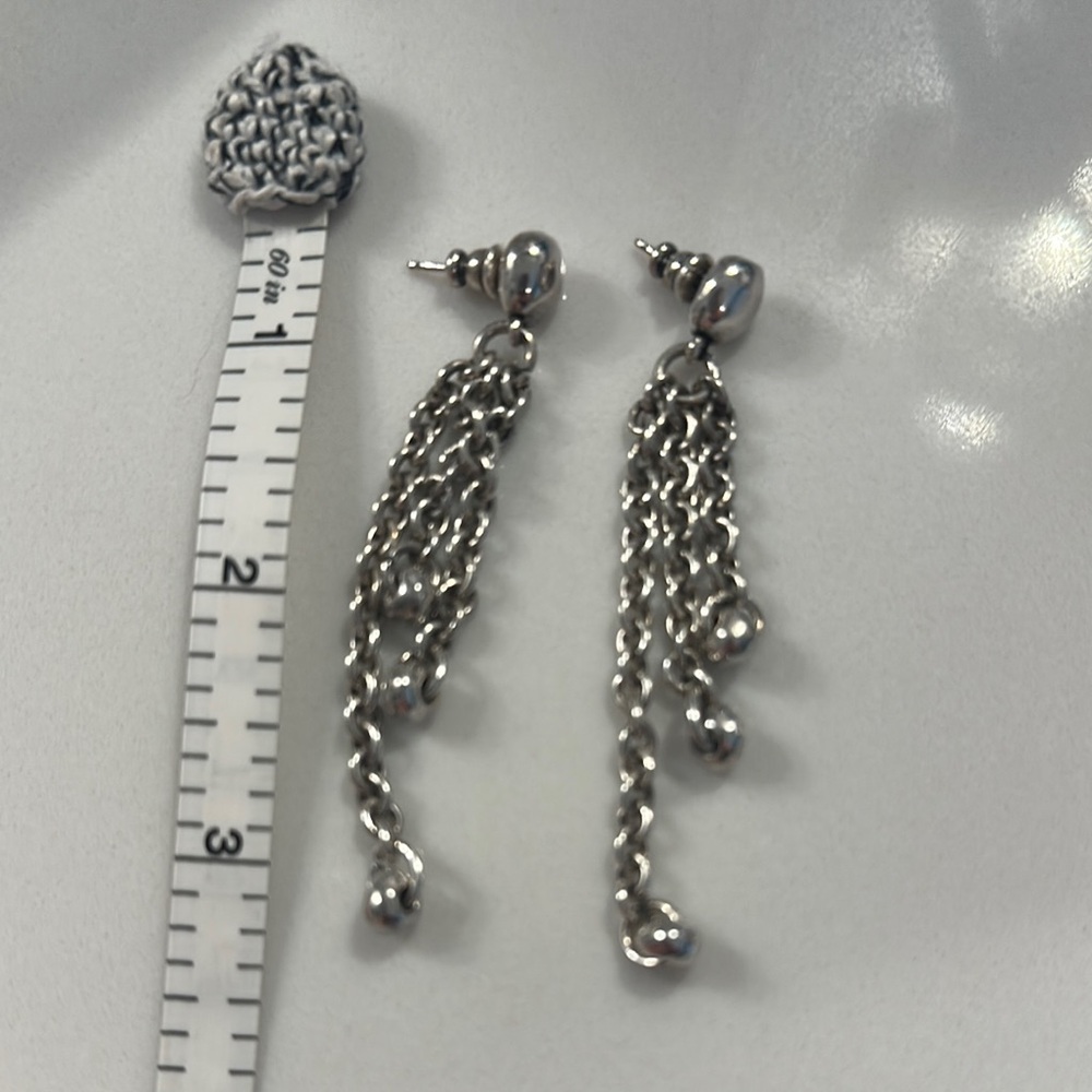 Elegant Silver Dangle Earrings